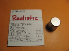 📈REALISTIC BASS TREBLE BALANCE VOLUME KNOB STA-100 STEREO RECEIVER