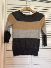 FENN WRIGHT MANSON Women’s Size Small S SWEATER Shirt Top Angora Rabbit Hair