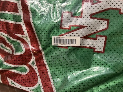 Supreme Big Script Mesh Short SS24 Green Poly Eyelet Gym Shorts 