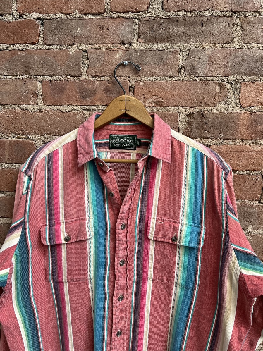 Vintage Polo Country Ralph Lauren Men's Work Shirt, Sz Large Vintage Polo Country Ralph Lauren Men's Work Shirt, Sz Large
