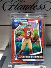 2021 Panini Rookies & Stars Airborne RC Trey Lance #AB-18 SP Red Holo Scope