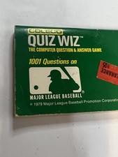 1979 Coleco Quiz Wiz Computer Question  Answer Game Book