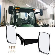 Left & Right Rearview Value Mirrors For JOHN DEERE 5000 & 6000 Series #DM2455000