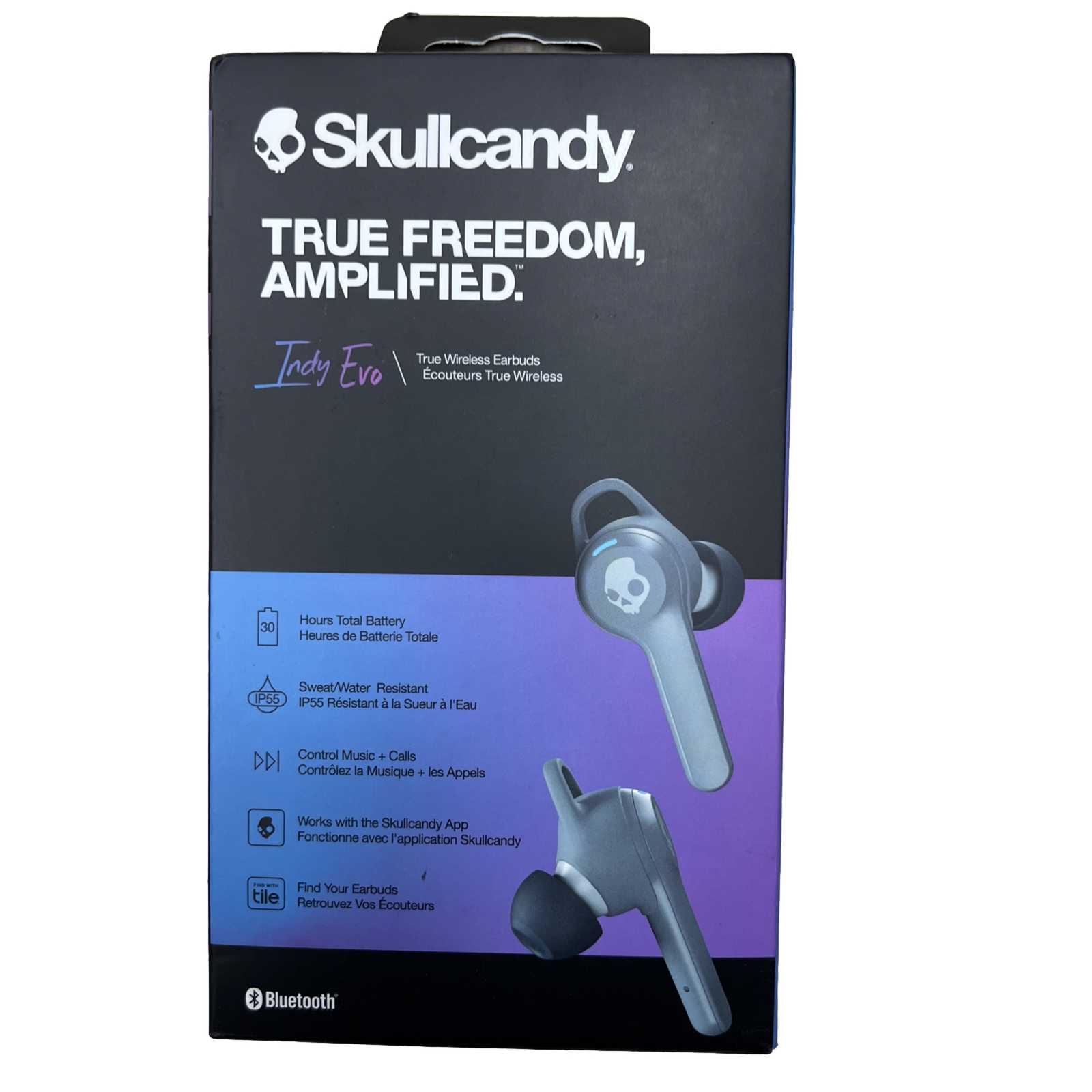 Skullcandy Indy Evo True Wireless Bluetooth Headphones Chill Gray