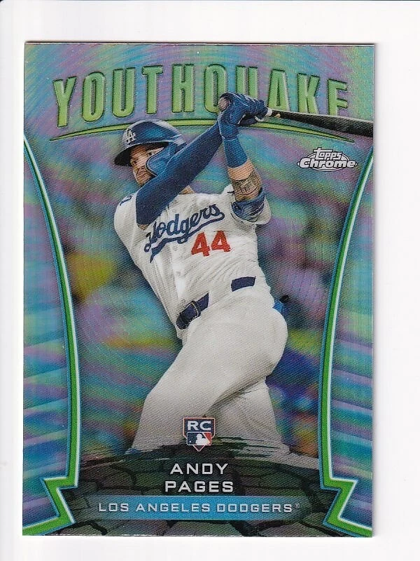 2024 Topps Chrome Update Andy Pages Youthquake   Dodgers #YQ-68