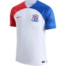Nike Dri-Fit Shanghai Shenhua Away Fan Edition Spliced Outdoor Casual Sports