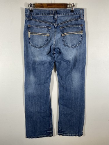 Cinch Carter Jeans Sz 31x32 Western Bootcut Denim Mens White Label Cowboy Rodeo - Picture 6 of 11