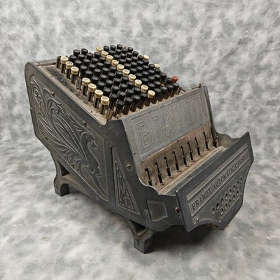 Brandt Automatic Cashier Coin Change Register Cast Iron 1920s Antique Machine