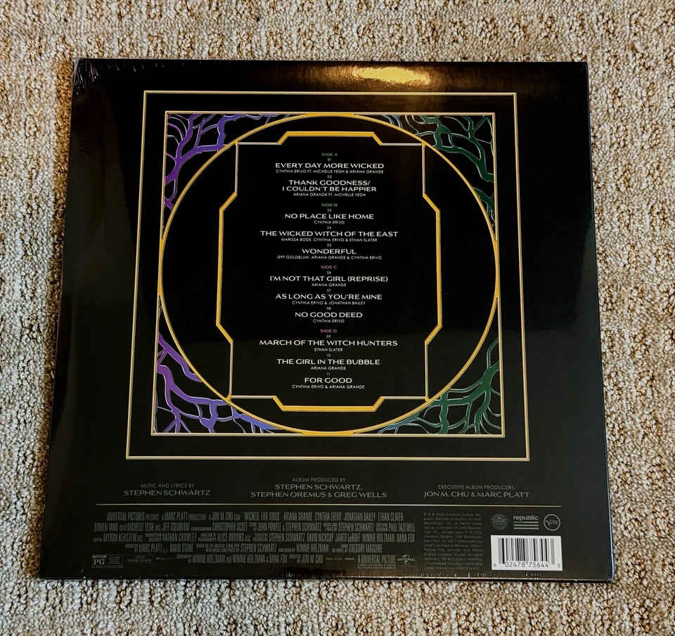 WICKED: FOR GOOD THE SOUNDTRACK ZOETROPE VINYL IN HAND SHIPS ASAP - Image 2 of 2