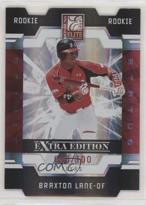 2009 Donruss Elite Extra Edition Rookie Status 48/100 Braxton Lane #102 0f6