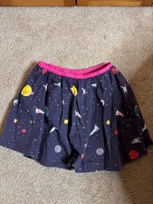Mini Boden Girls Navy and Pink Space Skirt Worn once, in perfect condition, 7-8