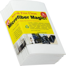 Microfiber Magic Streak Free Cleaning Cloth 10 Pack Clean Any Surface with Just