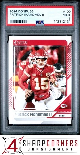2024 PANINI DONRUSS #100 PATRICK MAHOMES II PSA 9