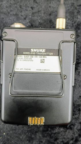 Shure QLXD1 G50 Digital Wireless Transmitter - Pre owned / AS-IS