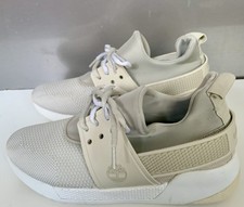 Timberland Women?s Kiri Up Knit Trainers Beige Size 5 Excellent Condition Retro