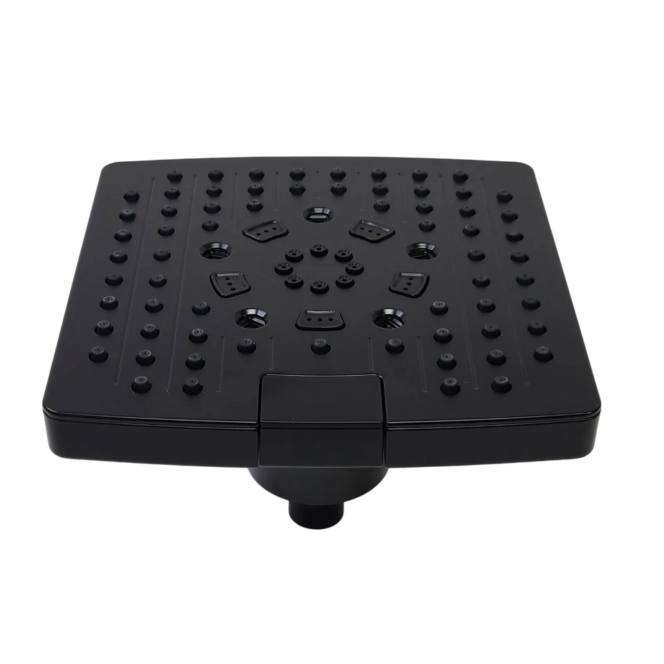 Cabezal de ducha cuadrado ocinético Brizo 87406-BL-2.5 Essential 2,5 GPM H2 - negro mate Foto 2 de 4