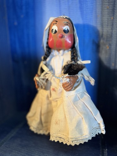 Vintage Mexican Folk Art Dolls - Cloth Doll Vintage Mexico Souvenir Folk Art - Bild 4 von 9