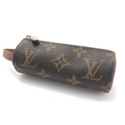Louis Vuitton Monogram Golf Ball Case M58249 12.7cm/ 5.0'' Vintage w/Date Code