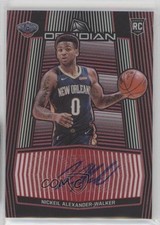 2019-20 Obsidian Rookie Electric Etch Red 5/5 Nickeil Alexander-Walker Auto uk2