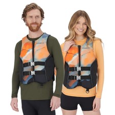 SEA-DOO AIRFLOW SUNSET PWC UNISEX MEN-XLARGE / WOMEN-2XL LIFE JACKET PFD ORANGE
