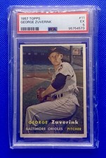 1957 Topps George Zuverink #11 PSA 5 GC803