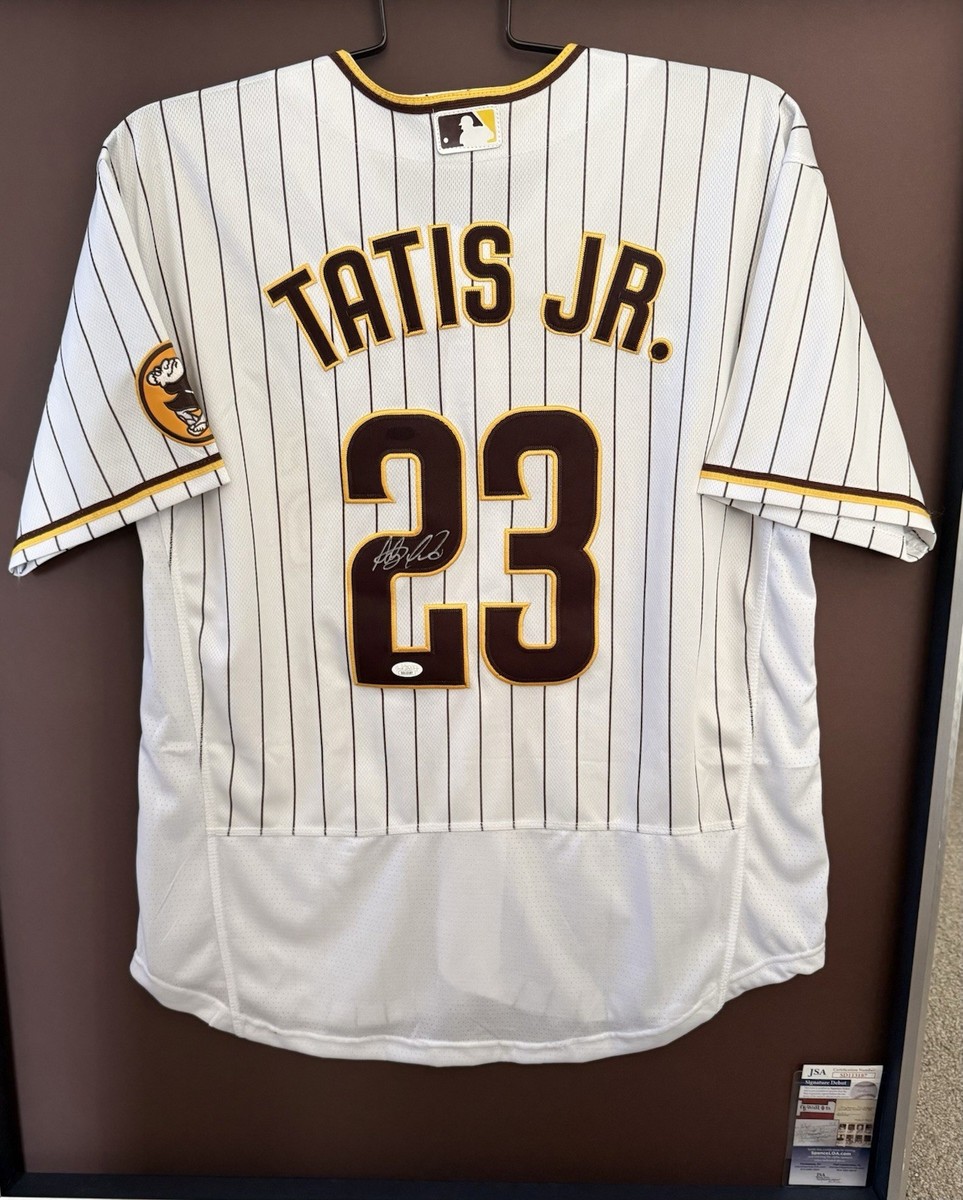 SD PADRES FERNANDO TATIS JR. - NIKE PINSTRIPE FULL JERSEY AUTO