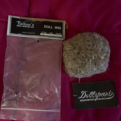 Tallina's Doll Wig Sz 12  blonde tight Curls