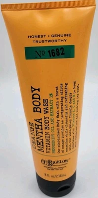 C.O. Bigelow # 1682 ORANGE MENTHA BODY Vitamin Wash Peppermint Oil 8 oz New - Image 1 of 3