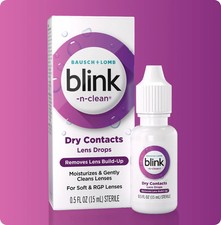 Blink-N-Clean Lens Drops for Dry Contacts Rem...
