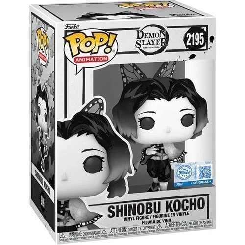 Funko Pop! Shinobu Kocho (Sumi-Ink) #2195 Vinilo Exclusivo + Protector *PREVENTA*