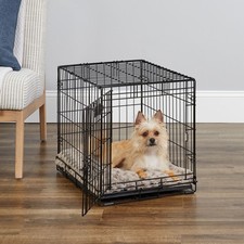 MidWest Homes Pets iCrate Folding Dog Crate 24-inch W/ Divider Leak-Proof Tray