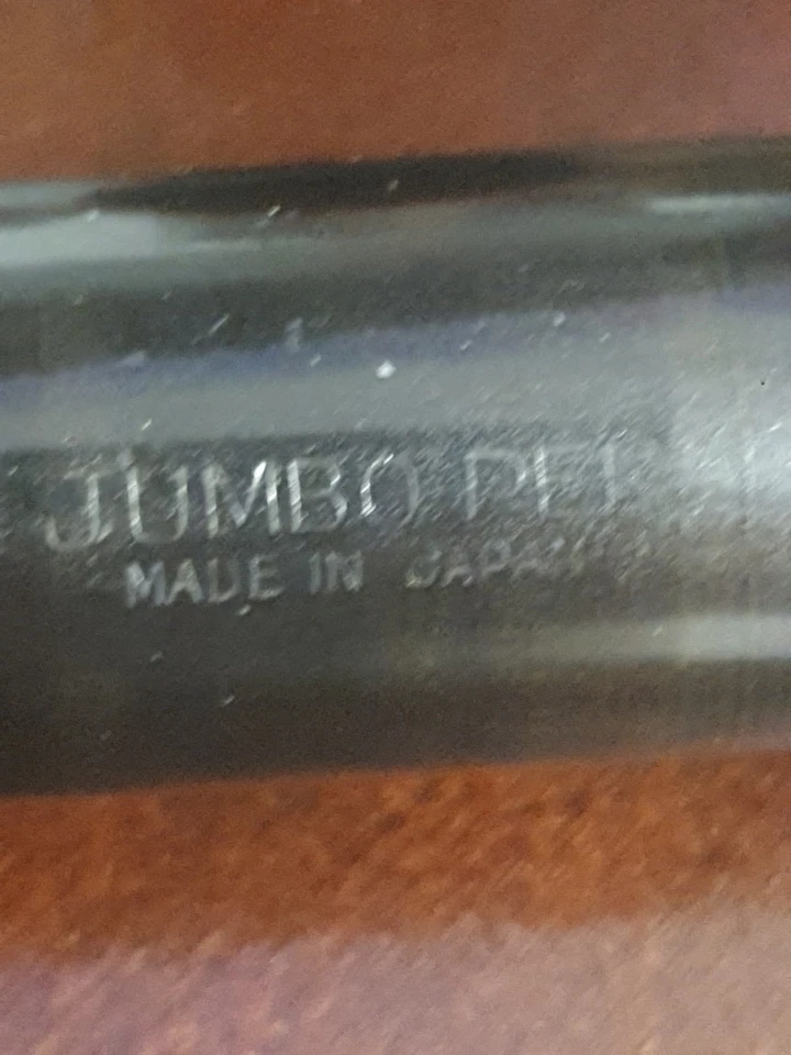 Pluma Estilográfica Jumbo De Colección - Japón - Plumín Chapado en Oro 14K - Pistón Funcionando - Embalaje Original Foto 4 de 4