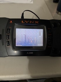 Atari Lynx Original Model Handheld Console Working with Travel Case & 8 Games