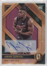 2020 Panini Gold Standard Rookies Rose 19/25 Jabari Zuniga #176 Auto 06ic
