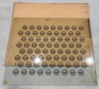 Vintage Coca-Cola Hawaii 1950's Glass Printing Plate HI Advertising Labels