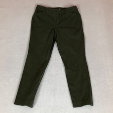 Old Navy Pixie High Rise Secret Slim Pockets Green Pants Size 12