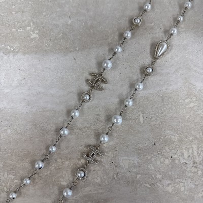 Chanel Pearl Bead Waist Chain Belt / Necklace | eBay