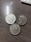 1922 P/D/S PEACE Liberty $1 Dollar 90% Silver ~Original 3-Coin Set ~