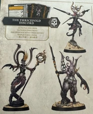 Warhammer AoS Underworlds Slaanesh The Thricefold Discord NOS w/CARDS