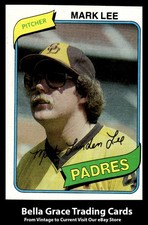 1980 Topps Mark Lee #557 San Diego Padres MLB Baseball 