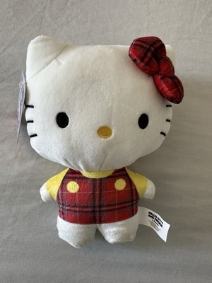 Hello Kitty and Friends 9  Plush Christmas Red Plaid Dress Series 1 Holiday NEW 