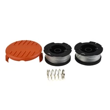 Spools ,W/Spool Cover ,For Black Decker Grass Trimmer Trimmer Line Spool Set