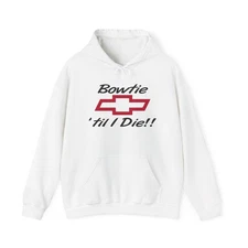 Bowtie Till I Die Chevrolet Graphic Hoodie Heavy Blend™ NEW Sweatshirt