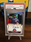 2023 Jefferson Rojas 1st Bowman Chrome Auto Refractor /499 PSA 10 Gem Cubs