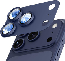 For Iphone 17 Pro Max Camera Lens Protector, Aluminum Alloy Tempered Glass Camer