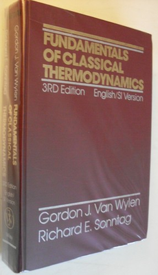 #ad Fundamentals of Classical Thermodynamics Van Wylen Gordon J. Sonntag Richa... $5.45