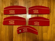 VTG MARINE CORPS LEAGUE CAP HAT MARINE Lot Of 5