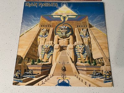 Iron Maiden Powerslave 1984 Capitol 12'' Vinyl LP First Press