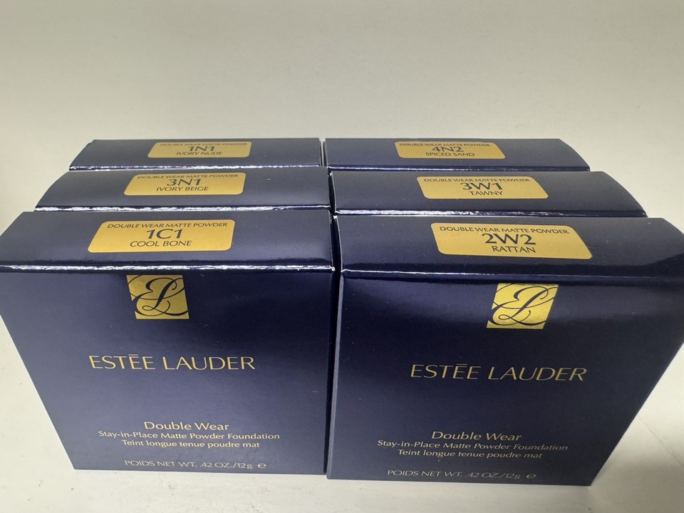 ESTEE LAUDER DOUBLE WEAR STAY IN PLACE MATTE POWDER FOUNDATION COMPACT .42oz NIB
