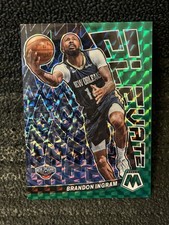 2022-23 Panini Mosaic Elevate Green Mosaic Prizm Brandon Ingram NBA Pelicans -B1